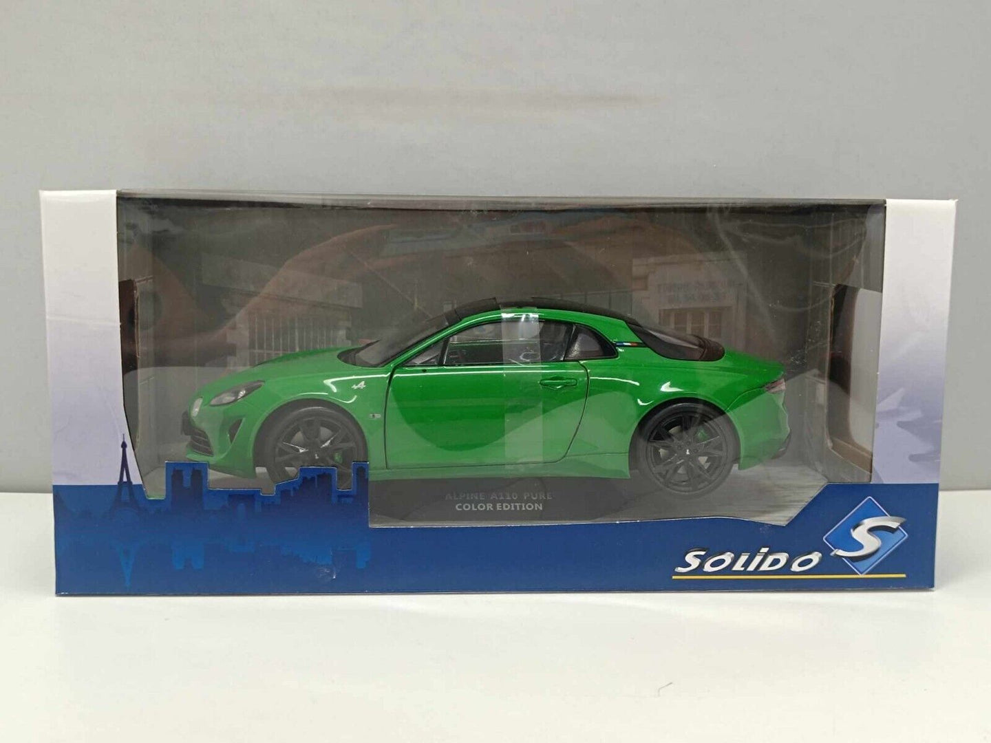 Renault Alpine A110 Pure Vert Jardin Verde Green 2021 Solido 1:18 Nuovo