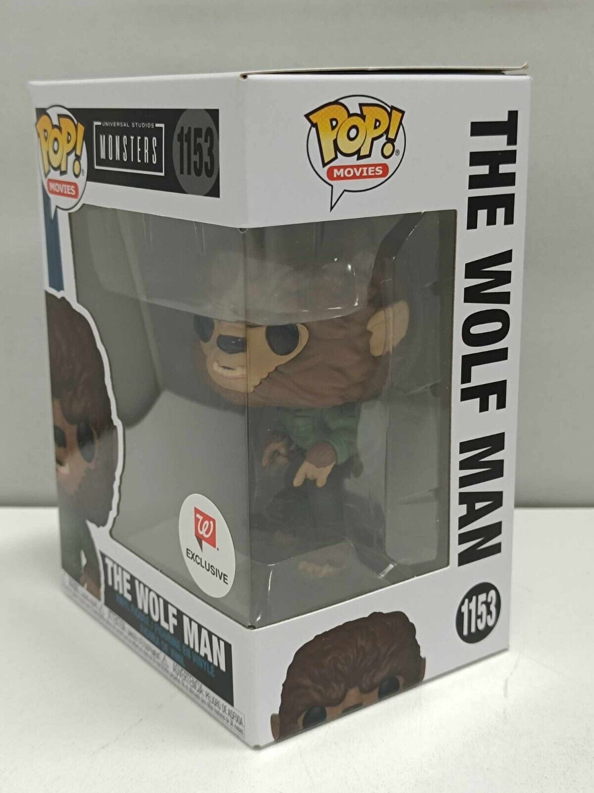 Funko Pop Monsters The Wolf Man #1153 Nuovo