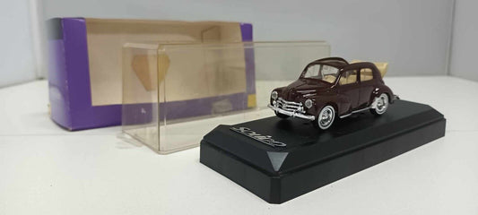 4538 Renault 4CV Decouvrable 4 CV Cabrio Solido 1:43 Miniature Usato + Teca Box