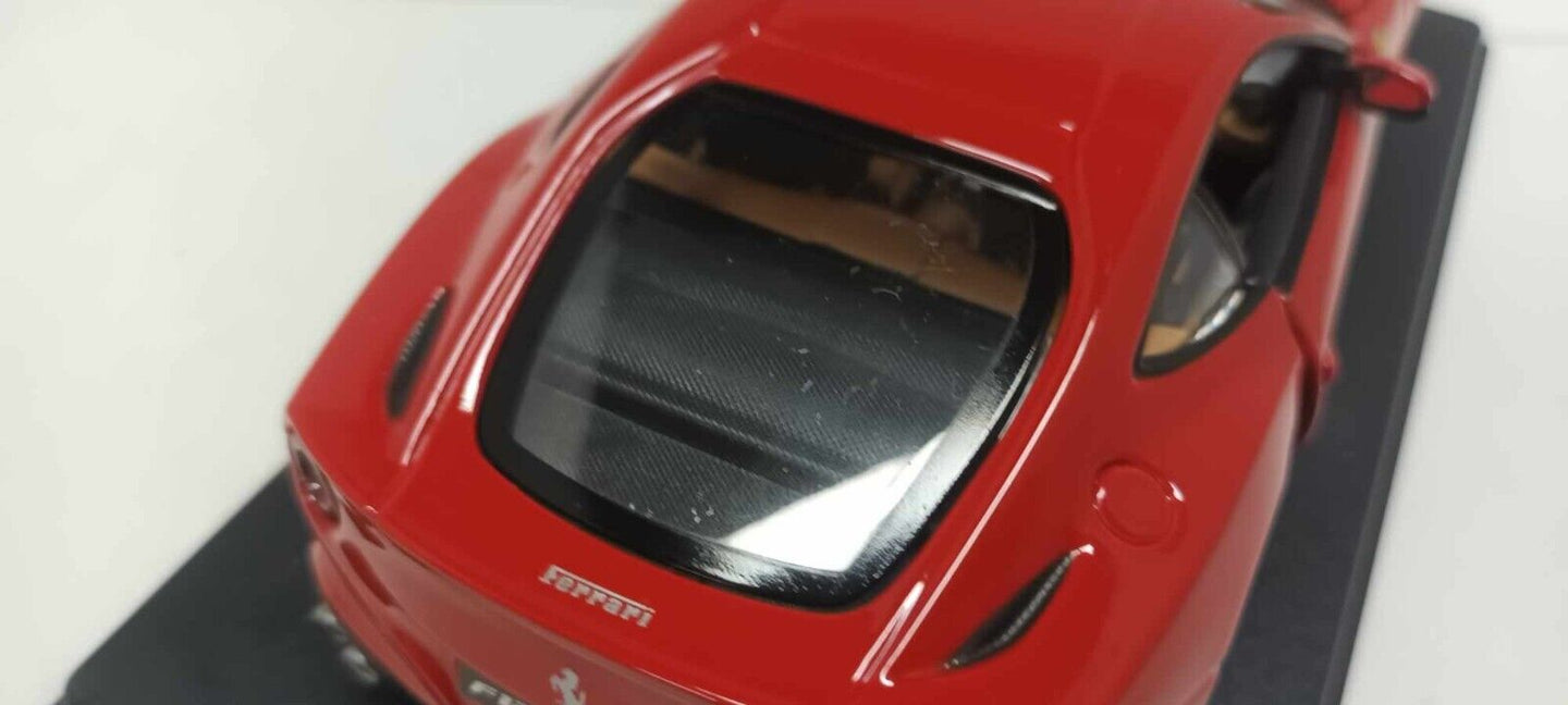 Ferrari F12 Berlinetta 2012 Edicola Burago 1:24 Rosso Red Usato + Teca