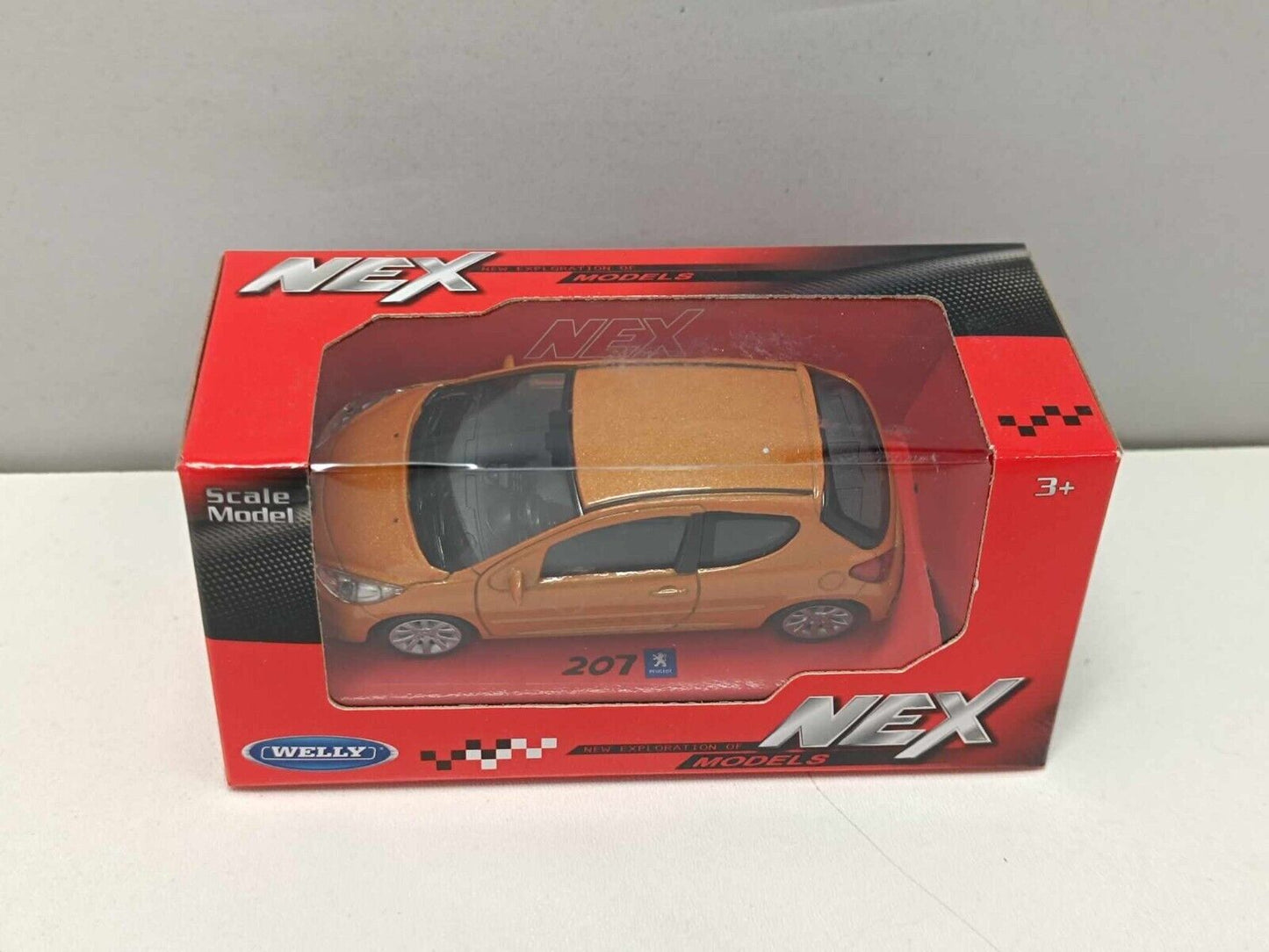 Peugeot 207 - 2006 Bronzo Bronze Metallic - Welly Nex 1:43 Nuovo