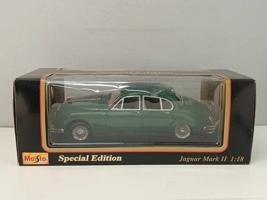 Jaguar Mark 2 1959 Verde Maisto 1/18 Green Usato + Box GM Shop