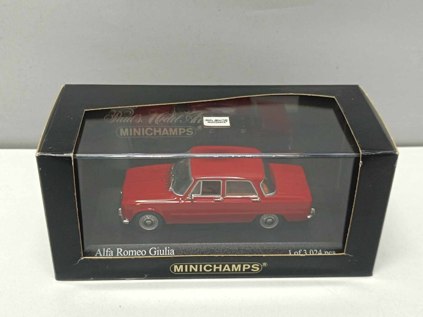 Alfa Romeo Giulia 1970 Rosso Red Minichamps 1:43 Nuovo Limited Edition 3024 Pz