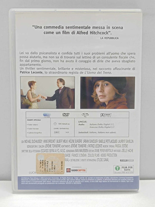 Confidenze Troppo Intime Film DVD Italiano Usato Ita La Repubblica