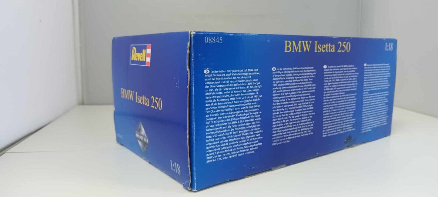 BMW Isetta 250 1959 Revell 1/18 Blu Usato + Box