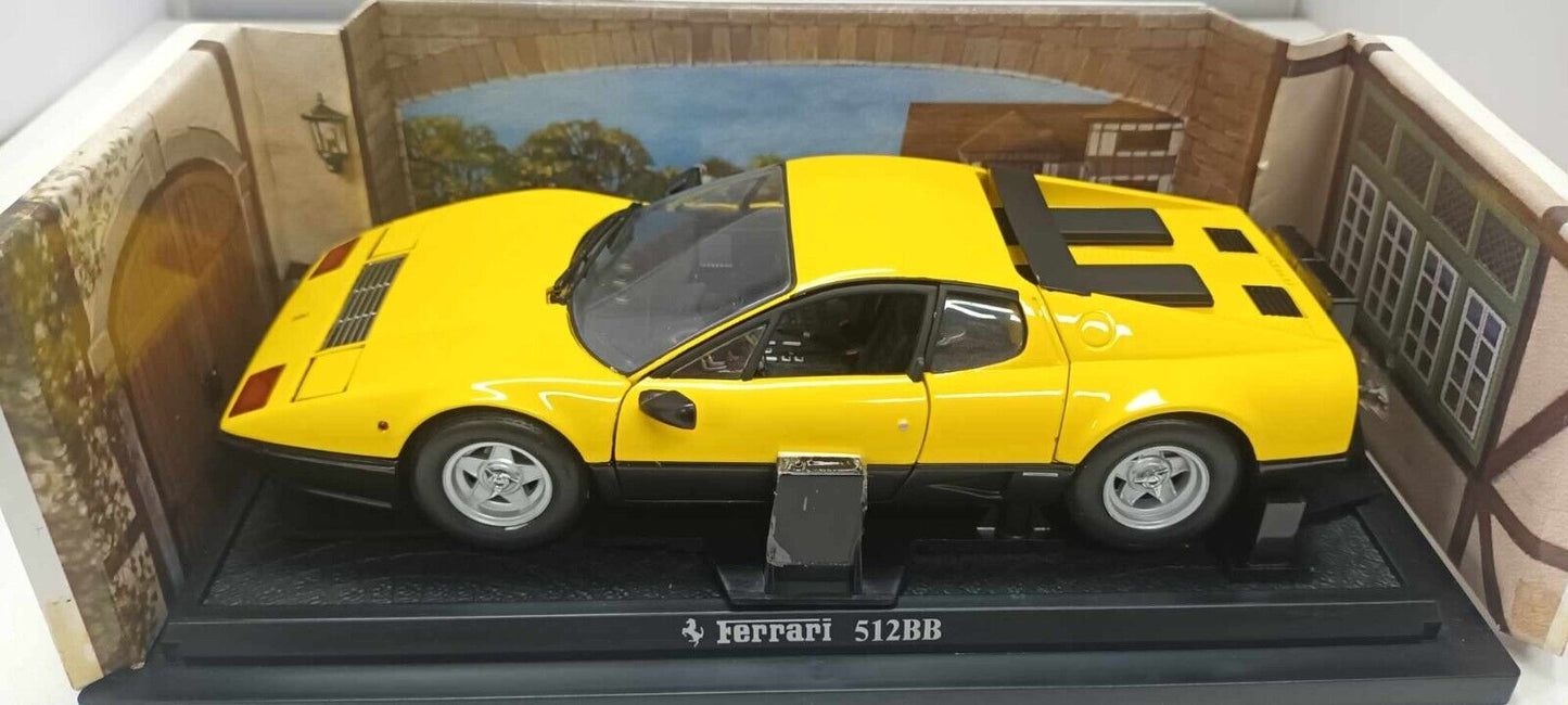 Ferrari 512BB 512 BB Giallo Yellow Kyosho 1:18 Usato + Box 1/18