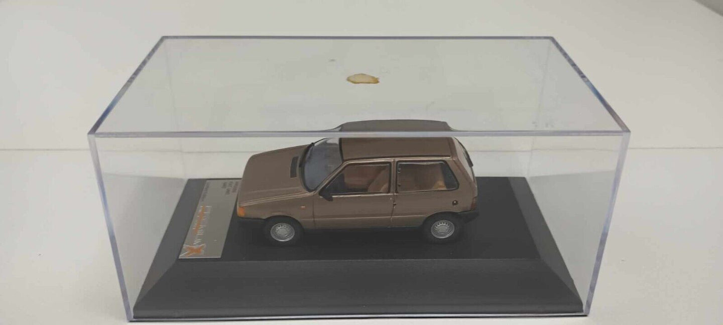 Fiat Uno 1983 Premium X Limited Edition 1:43 Champagne Usato + Teca