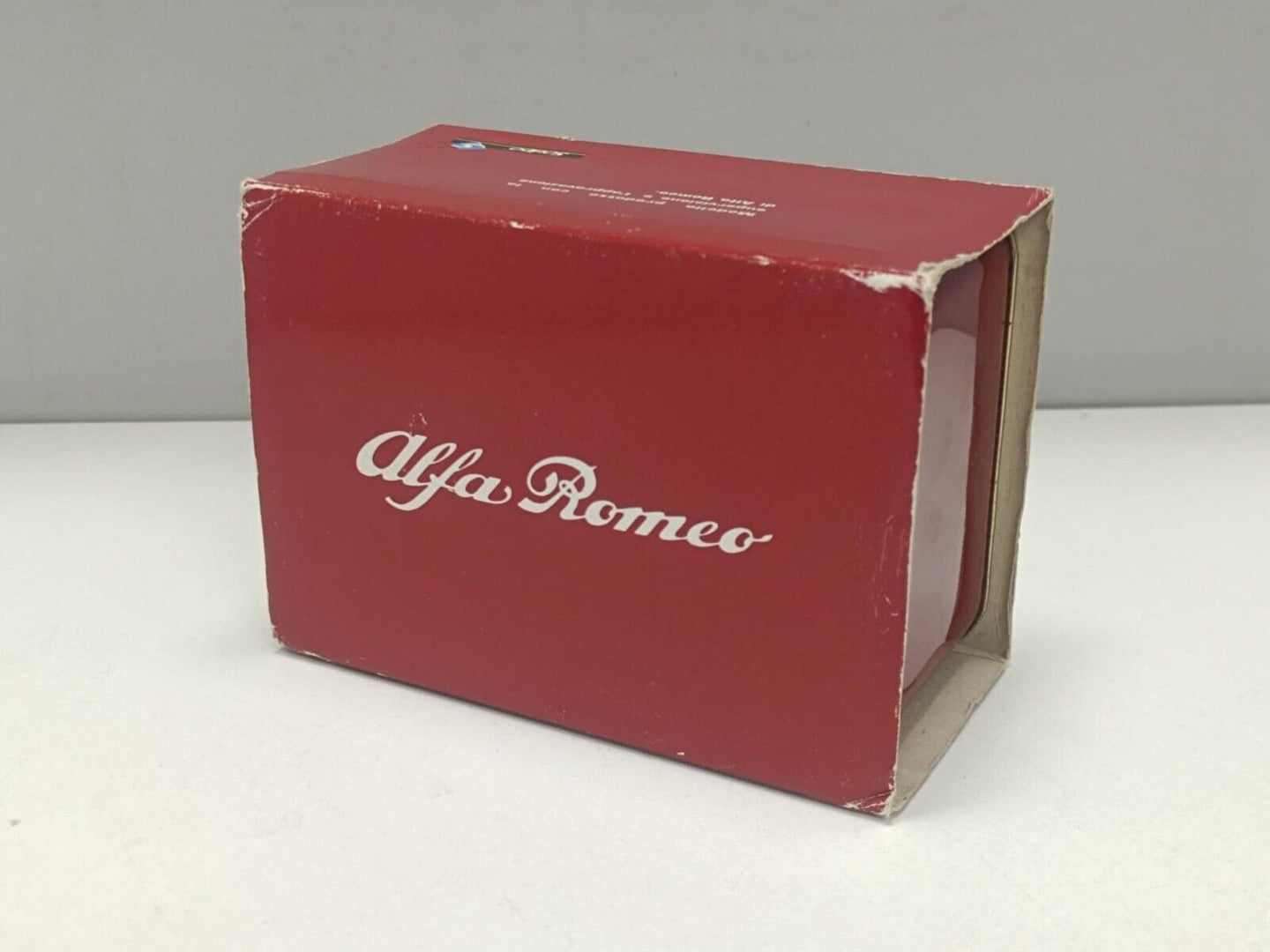 Alfa Romeo 166 - 1998 Grigio Grey Met Solido 1:43 Usato + Steel Box