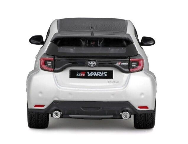 Toyota GR Yaris 2021 Bianco White Maisto 1:24 Nuovo 1/24