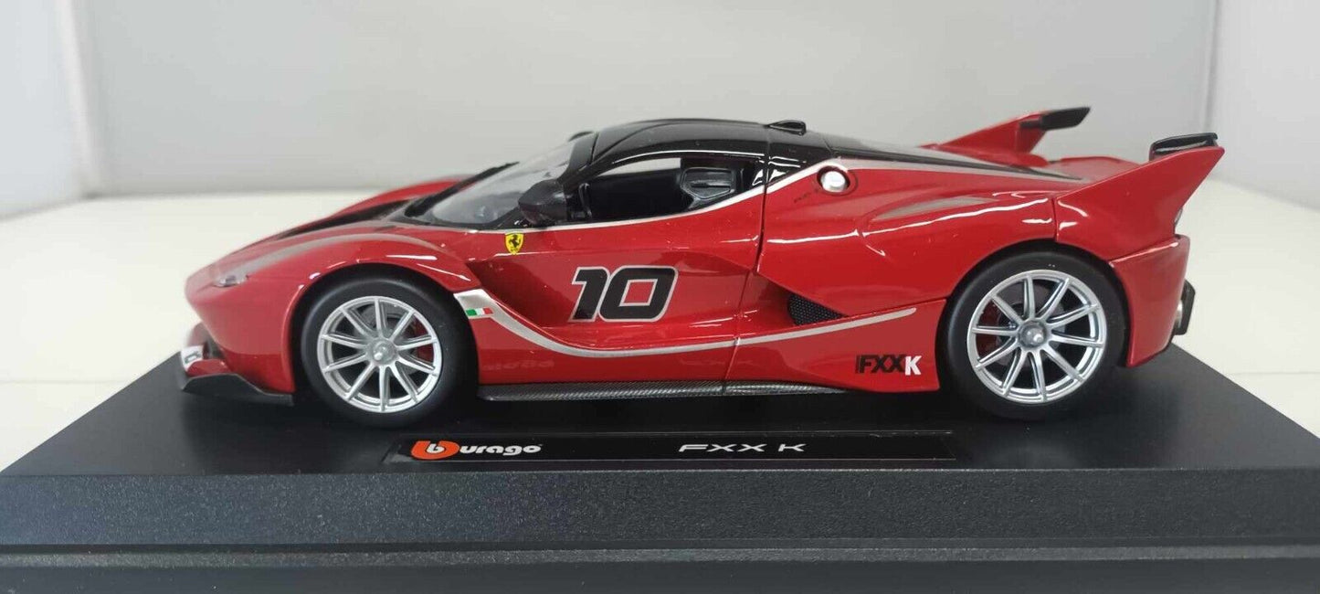 Ferrari FXX-K - FXXK #10 Burago Bburago 1:24 Rosso Usato + Box