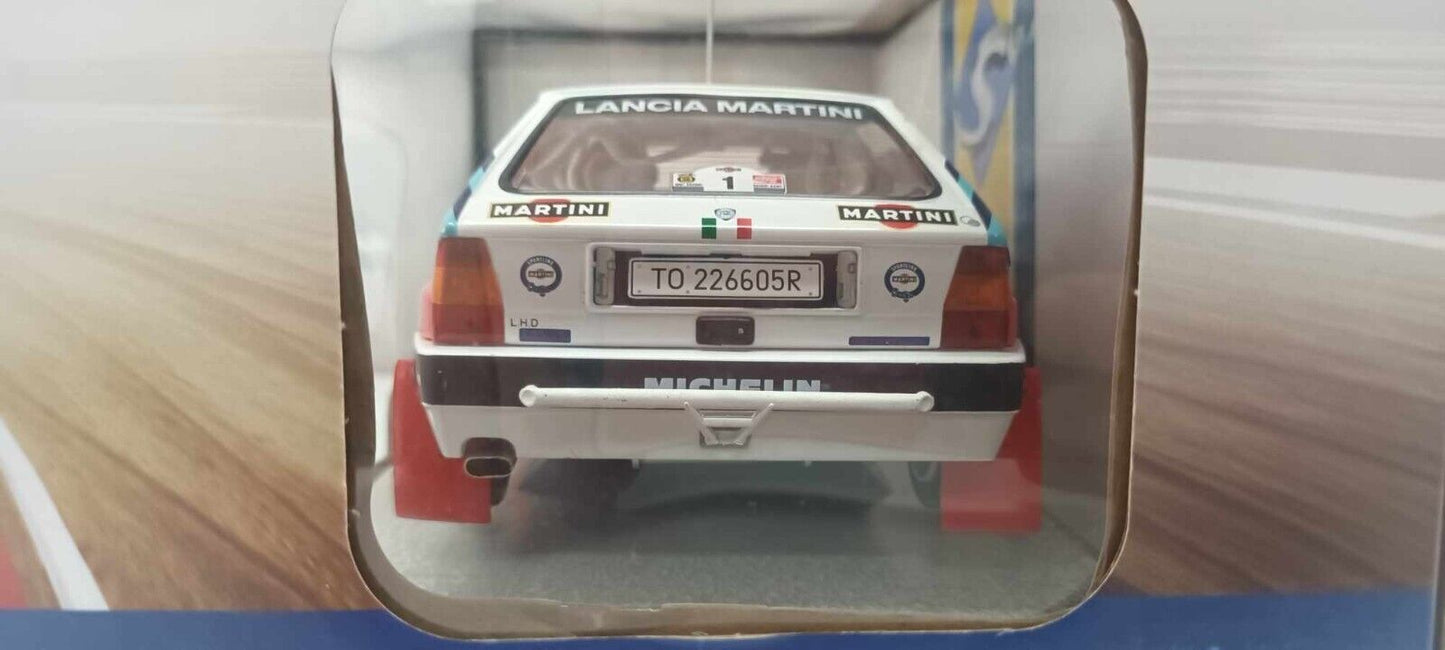 Lancia Delta HF Integrale Safari Rallye Kenya 1991 Recalde Christie Solido 1:18