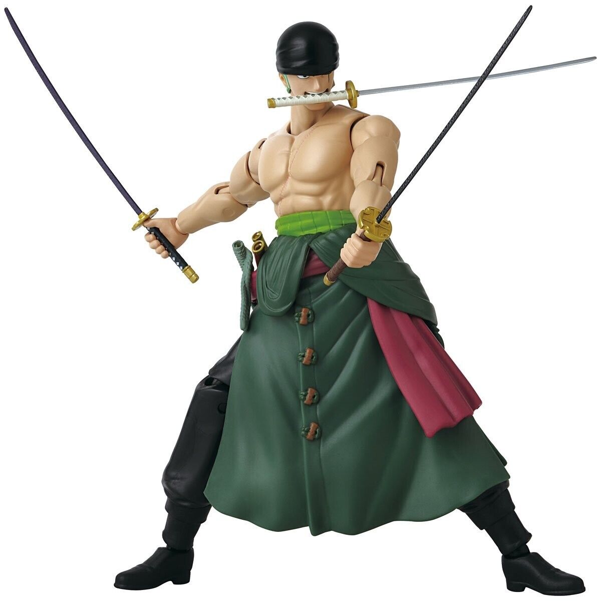 Onepiece One Piece Roronoa Zoro Action Figure Bandai Namco Anime Heroes Nuovo