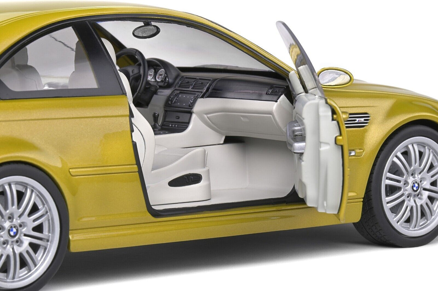 BMW E46 M3 Coupé 2000 Giallo Phoenix Yellow Solido 1:18 Nuovo 1/18