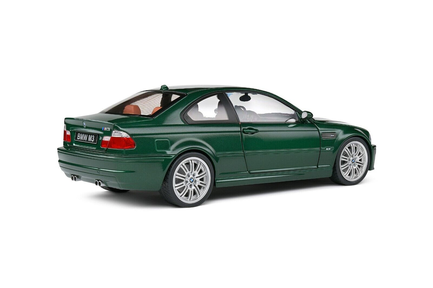 BMW E46 M3 Coupé Verde Oxford Green 2000 Solido 1:18 Nuovo 1/18