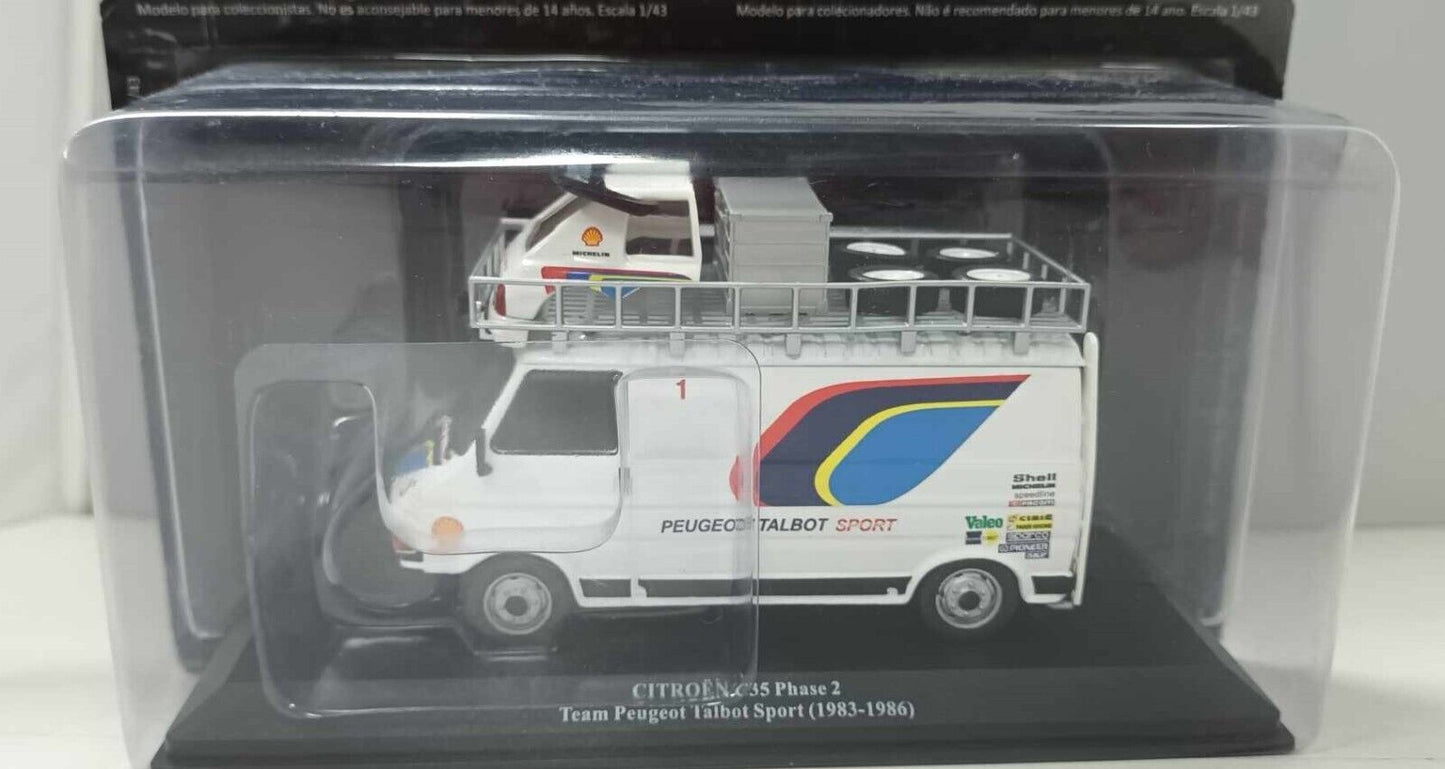 Citroen C35 Phase 2 Team Peugeot Talbot Sport 1983-1986 Edicola 1:43 Rally