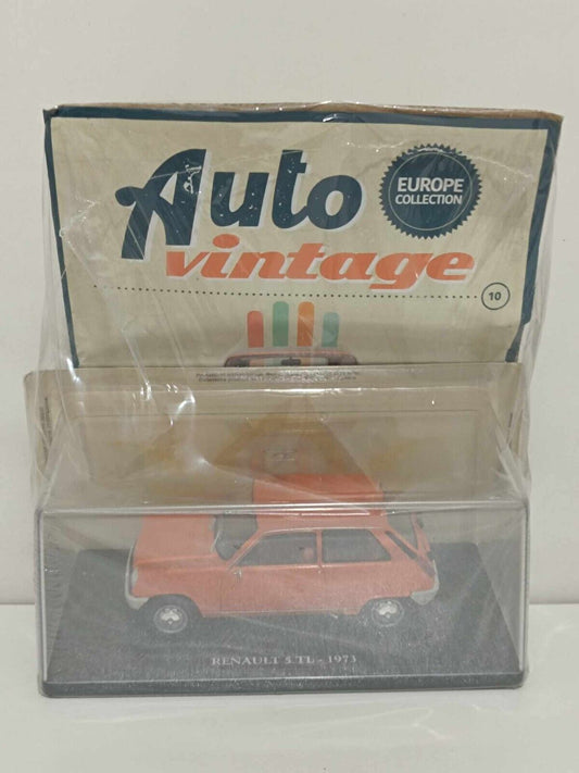 Renault 5 TL 1973 Edicola Auto Vintage + Fascicolo 1:24 Arancione GM Shop