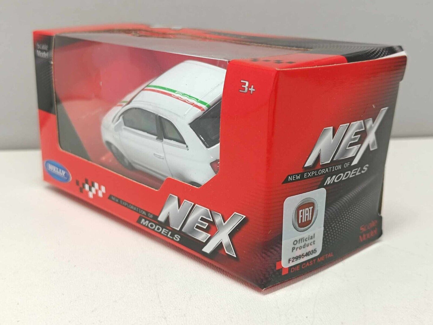 Fiat 500 - 2007 Bianco White - Welly Nex 1:43 Nuovo