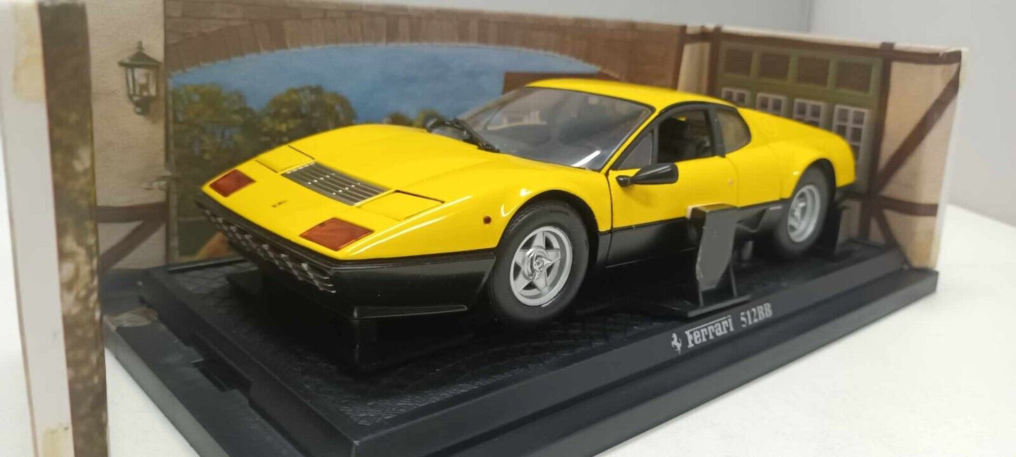 Ferrari 512BB 512 BB Giallo Yellow Kyosho 1:18 Usato + Box 1/18