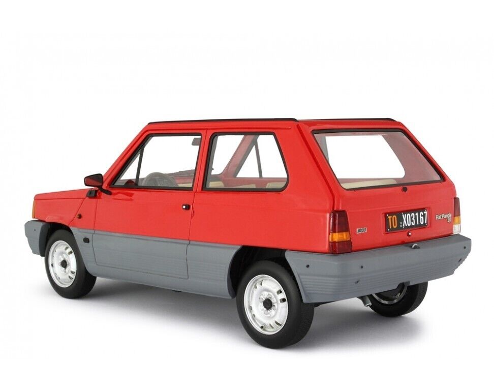 Fiat Panda 30 - 1980 Red Rosso Siam Laudoracing 1:18 Nuovo Edizione Limitata
