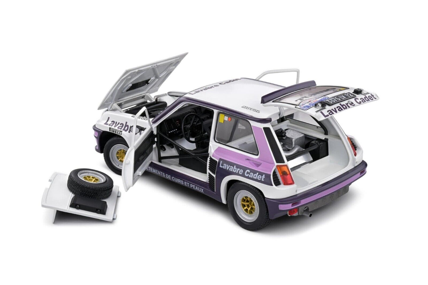 Renault 5 Turbo #14 Rallye Lyon Charbonnière Auriol 1983 - Solido 1:18 Nuovo