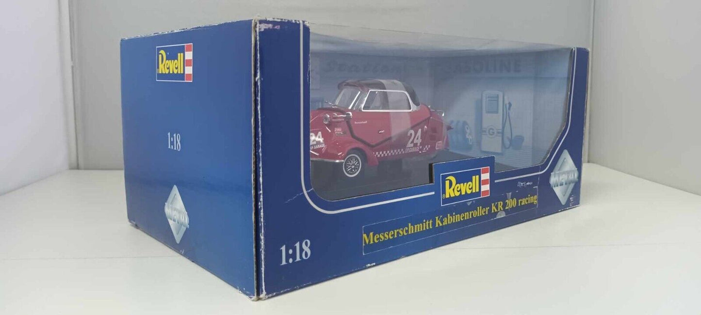 Messerschmitt Kabineroller KR 200 Racing #24 Revell 1/18 Usato + Box