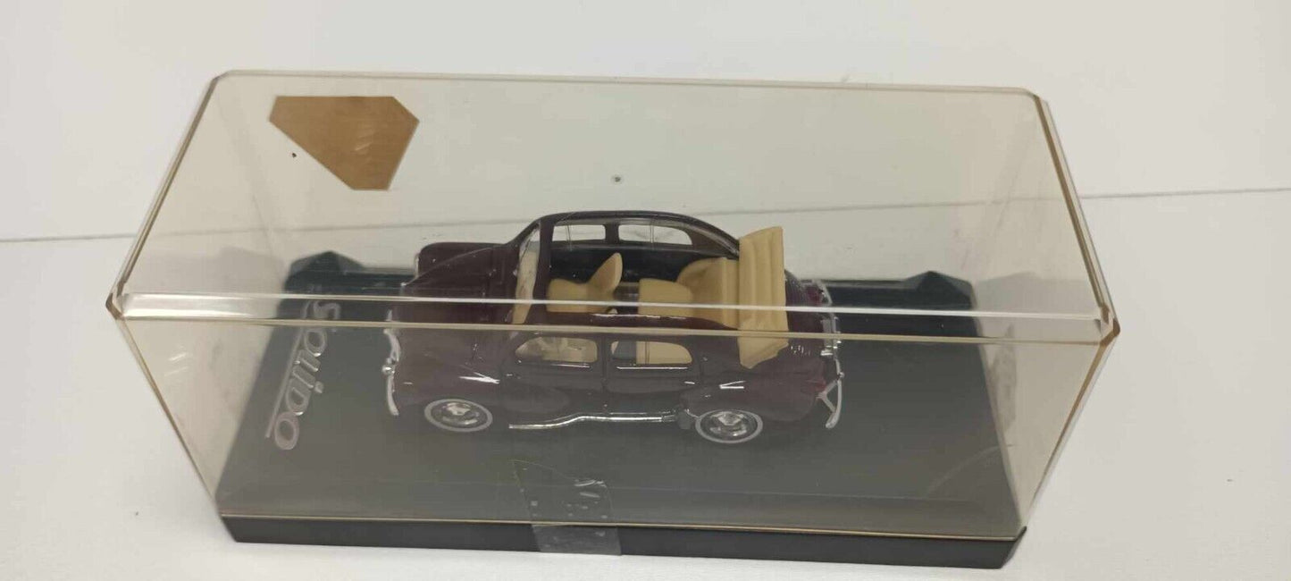 4538 Renault 4CV Decouvrable 4 CV Cabrio Solido 1:43 Miniature Usato + Teca Box