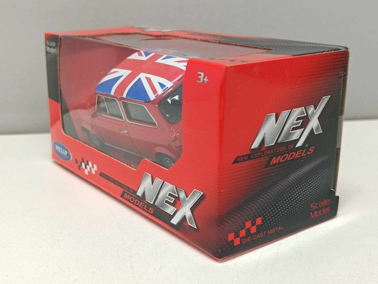 Mini Cooper 1300 Red Rosso - Welly Nex 1:43 Nuovo