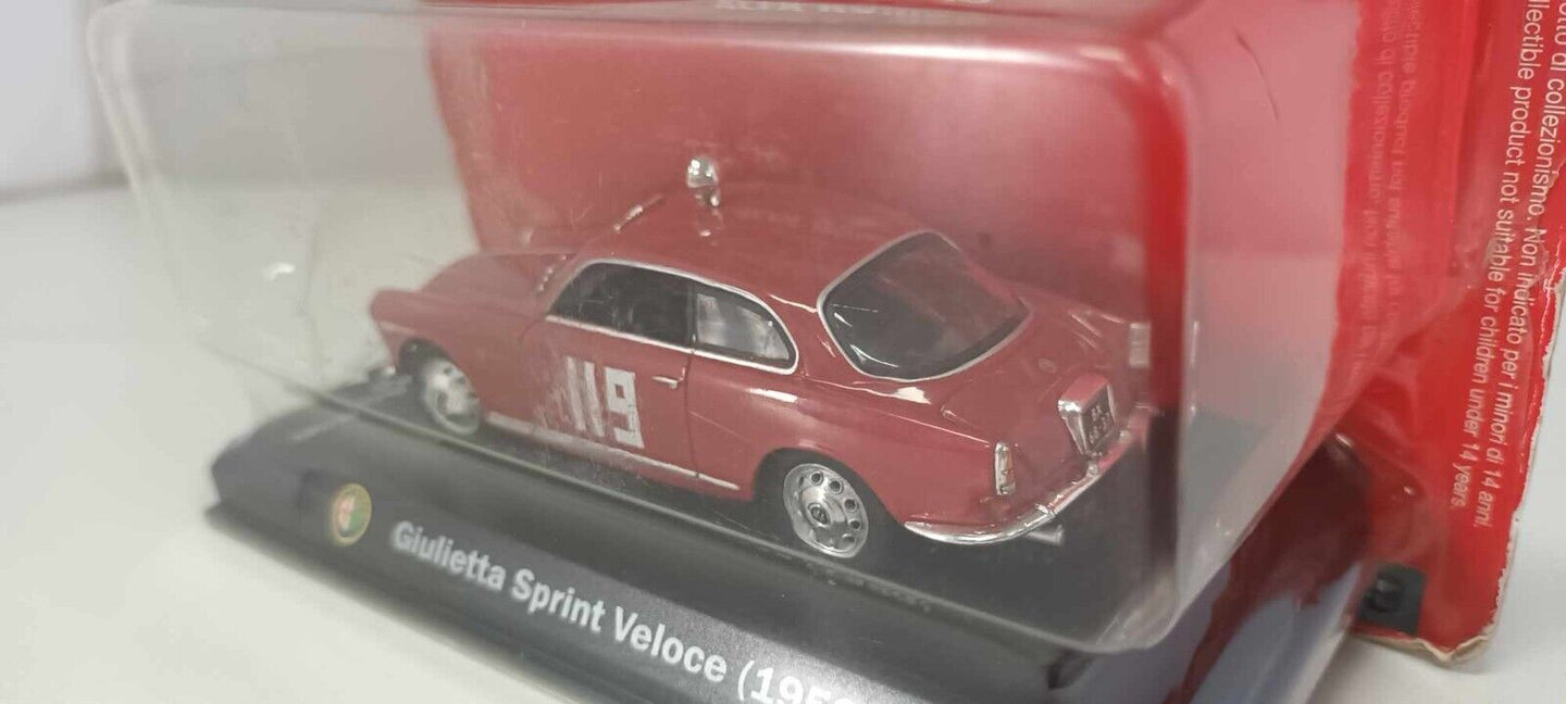 Alfa Romeo Giulietta Sprint Veloce 1959 Rallye Monte Carlo #119 Edicola 1/43