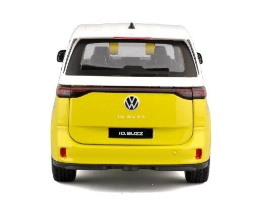 Volkswagen ID. Buzz 2023 Bianco Giallo White Yellow Maisto 1:24 Nuovo 1/24