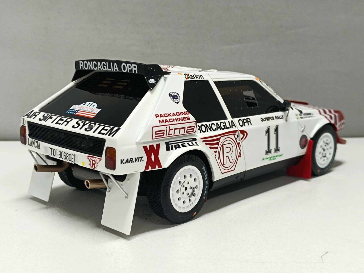 Lancia Delta S4 GR.B Olympus Rally 1986 - Ottomobile 1:18 Nuovo Limited