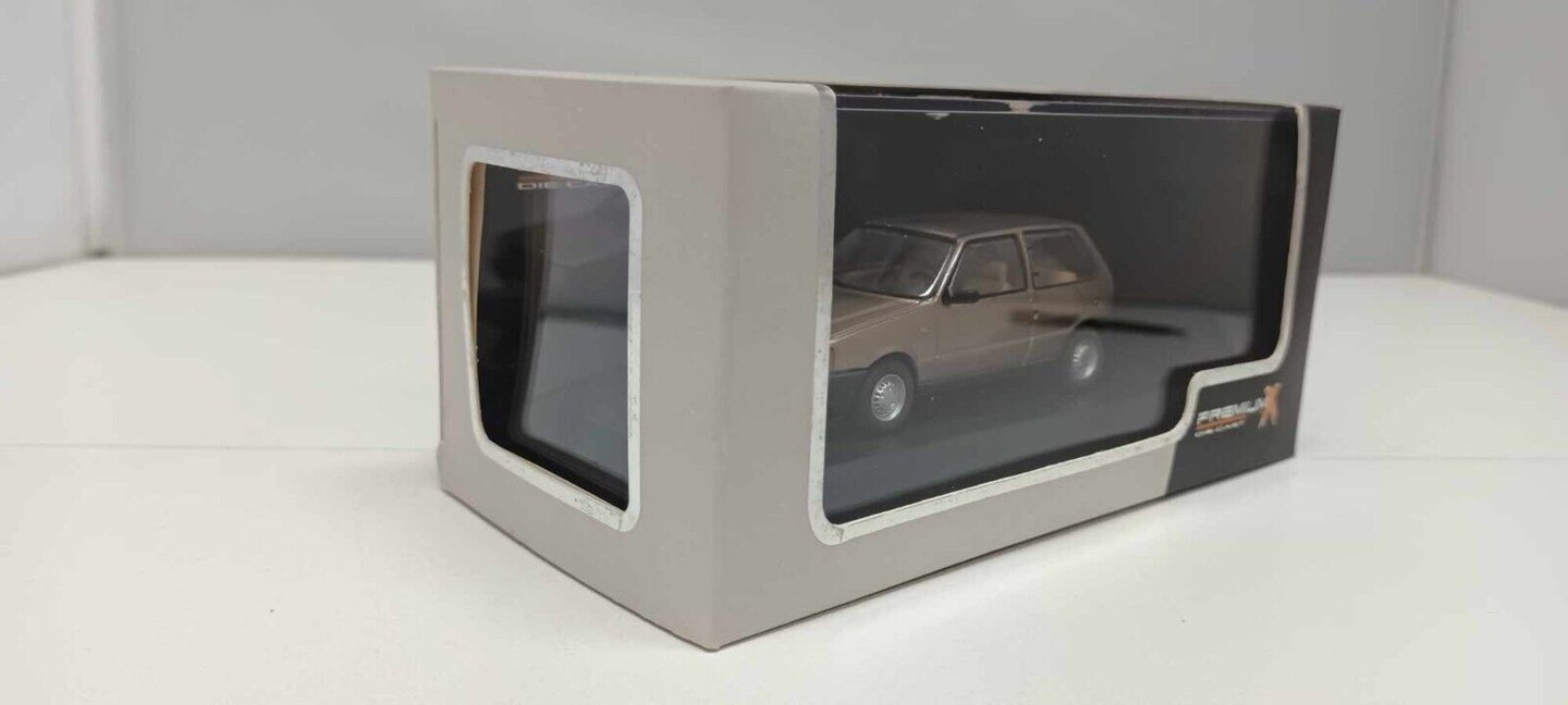 Fiat Uno 1983 Premium X Limited Edition 1:43 Champagne Usato + Teca