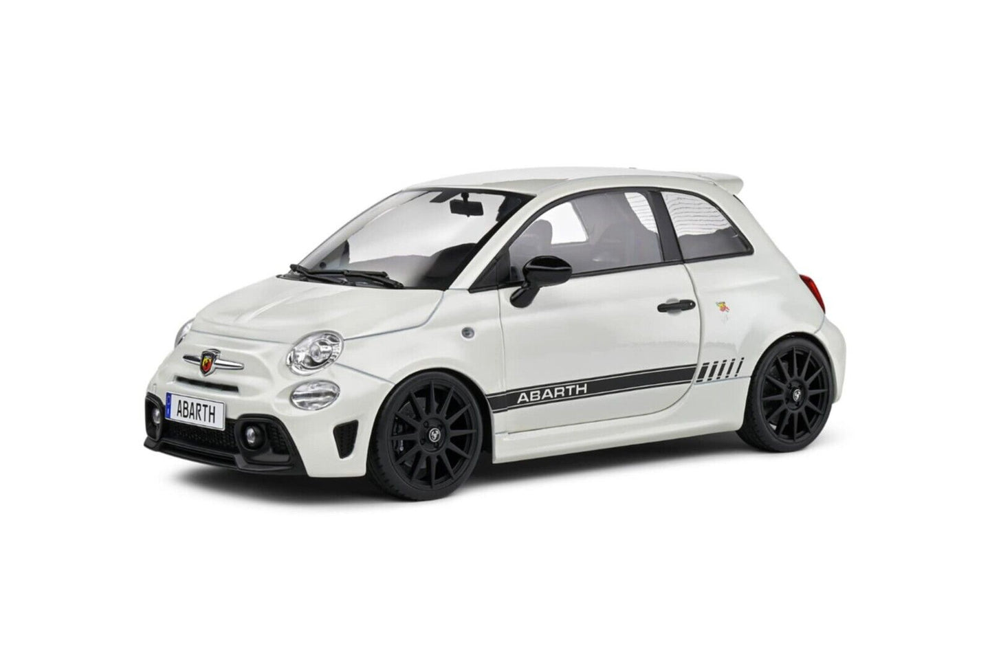 Fiat Nuova 500 Abarth 595 - 2022 Bianco White - Solido 1:18 Nuovo 1/18