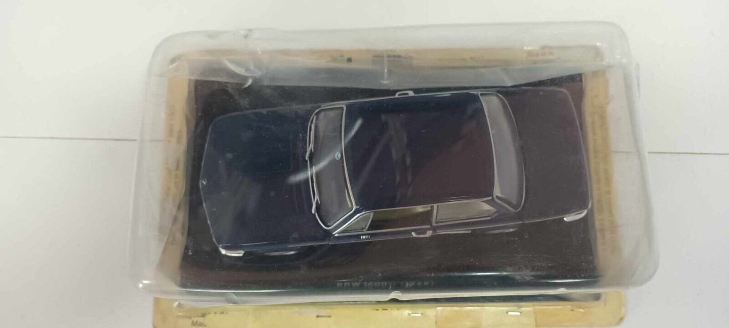 BMW 1600ti 1968 Blu Notte Edicola 1:24 Usato + Blister