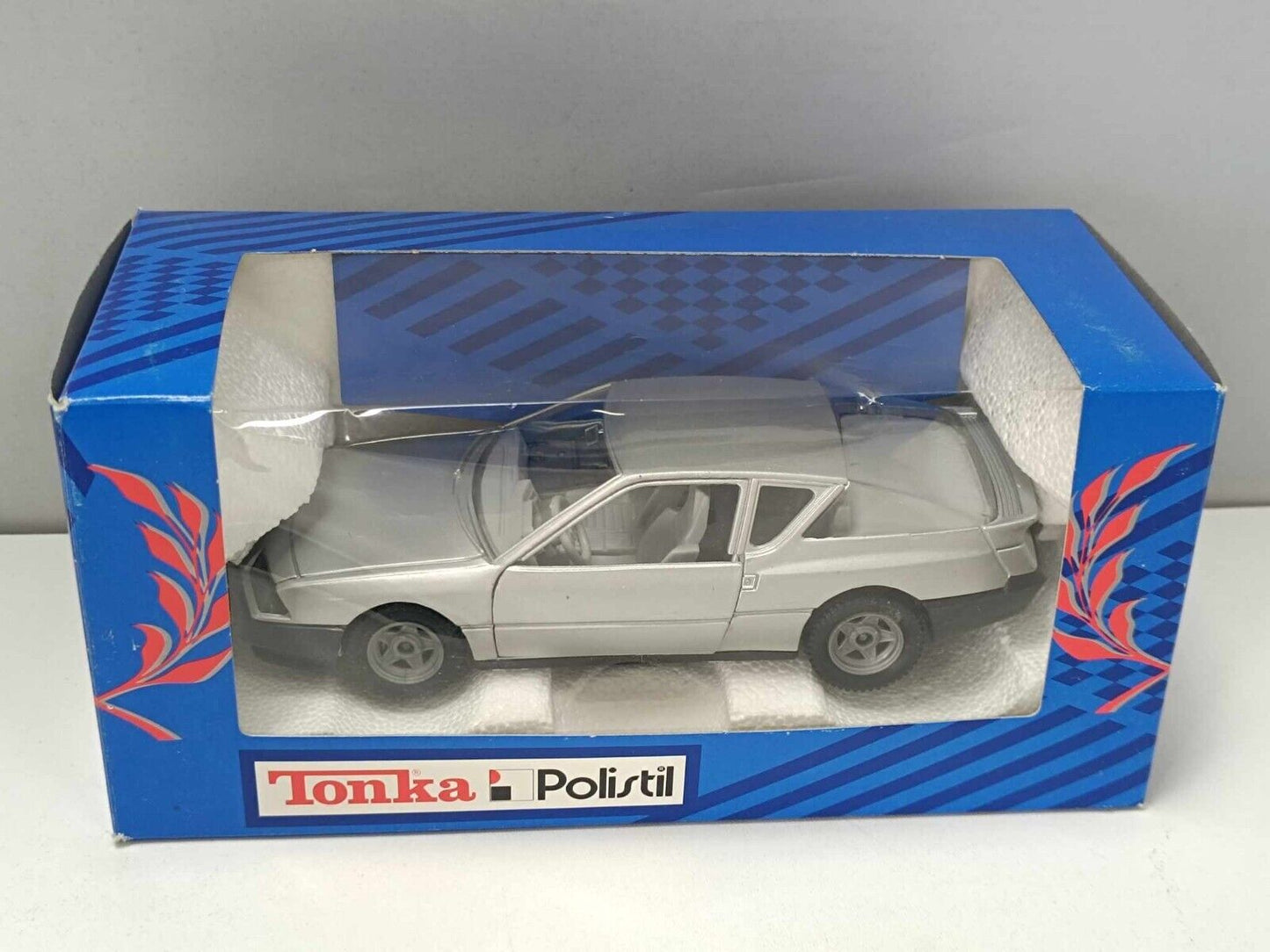 Renault Alpine 03134 Silver Grigio - Tonka Polistil 1:25 Rare Usato + Box