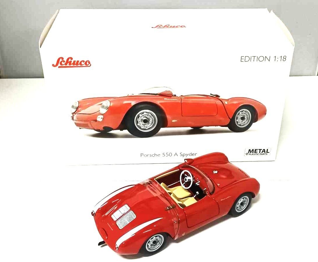Porsche 550 A Spyder 1953-1957 Schuco 1:18 Rossa Rot GM Shop