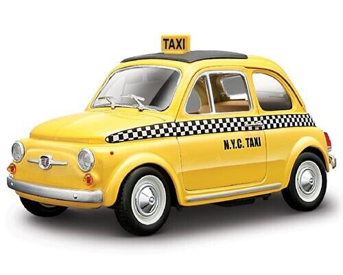Fiat 500 N.Y.C. Taxi New York Burago 1:24 Nuovo GM Shop