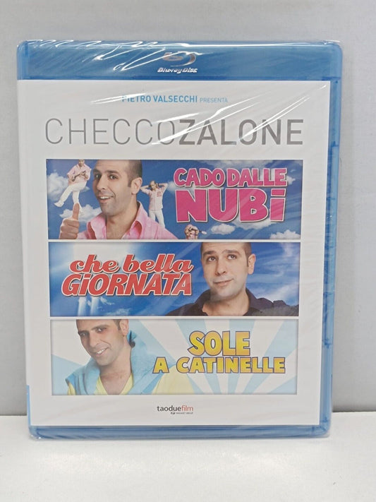Cado Dalle Nubi + Che Bella Giornata + Sole A Catinelle Bluray Nuovo Zalone