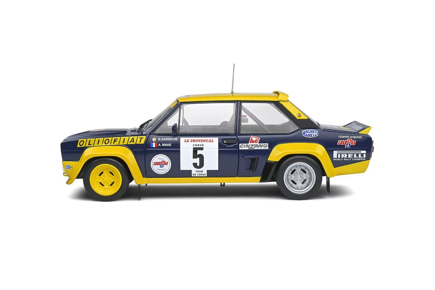 Fiat 131 Abarth TDC 77 Darniche #5 Olio Fiat Solido 1:18 Nuovo 1/18