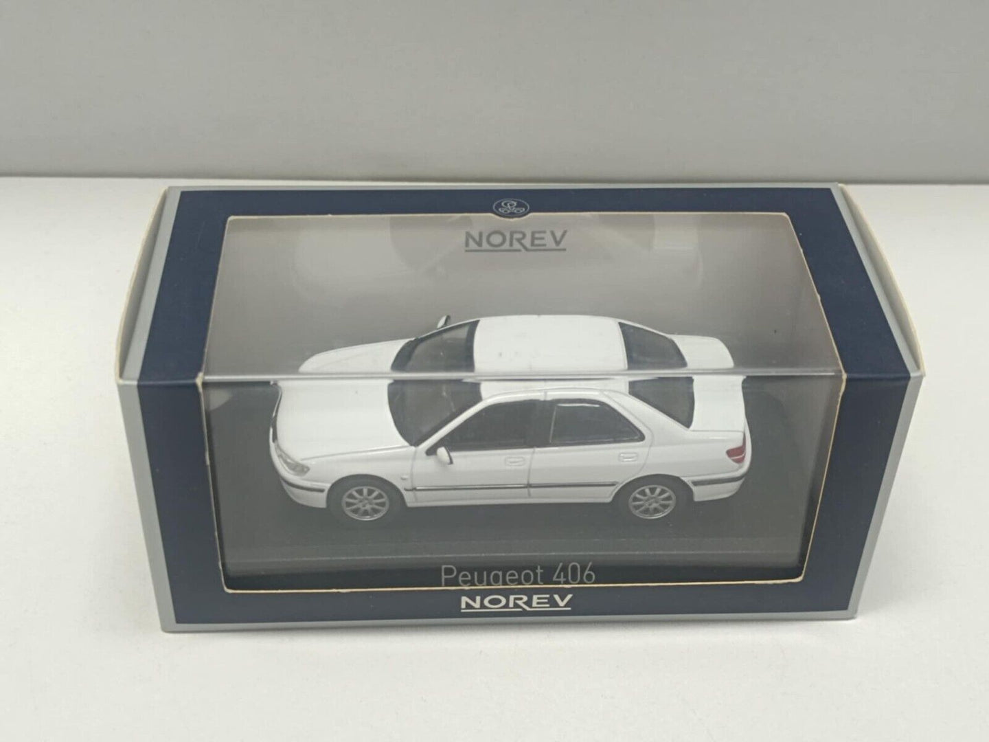 Peugeot 406 Banquise White Bianco 2003 Norev 1:43 Usato + Box Rare Rara 474604