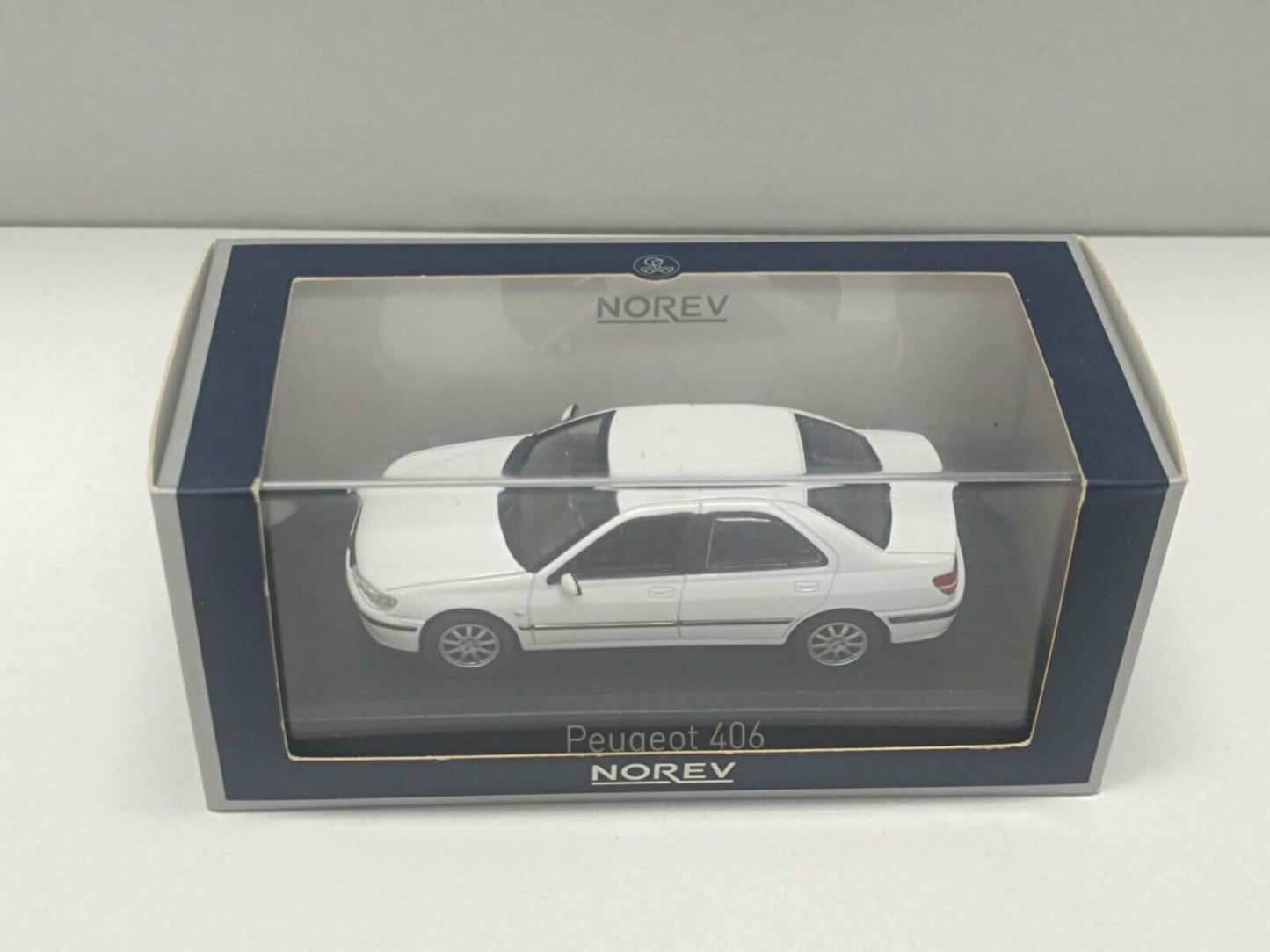 Peugeot 406 Banquise White Bianco 2003 Norev 1:43 Usato + Box Rare Rara 474604