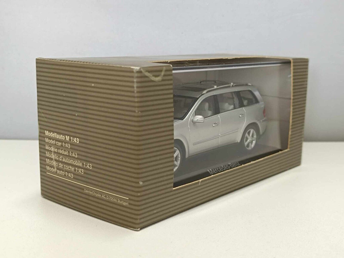 Mercedes-Benz Classe GL GL-Klasse Minichamps 1:43 Iridium Silver Usato GM Shop