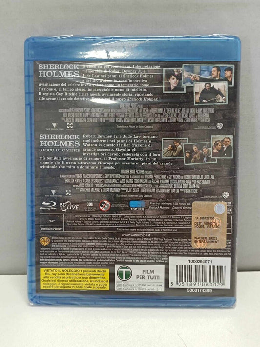 Sherlock Holme + Gioco Di Ombre Collection Film Bluray Italiano Ita Nuovo