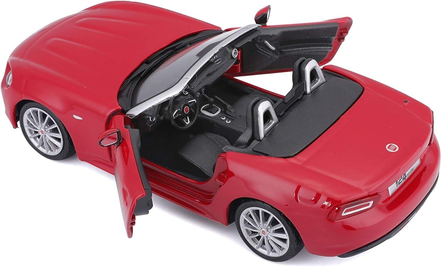 Fiat 124 Spider 2016 Burago 1:24 Rosso Red Nuovo GM Shop