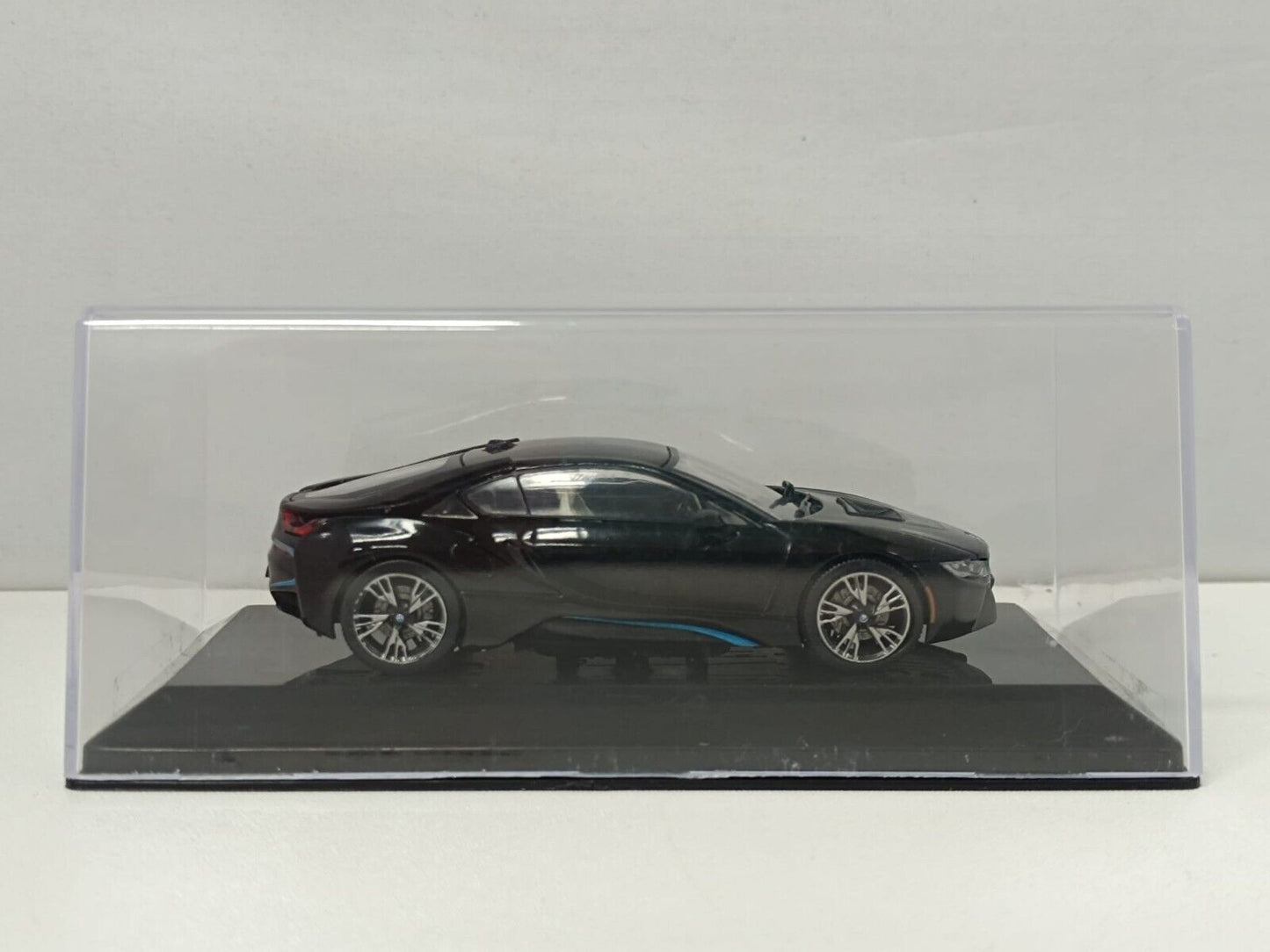 BMW i8 2014 Edicola 1/43 Nero + Teca Usato GM Shop
