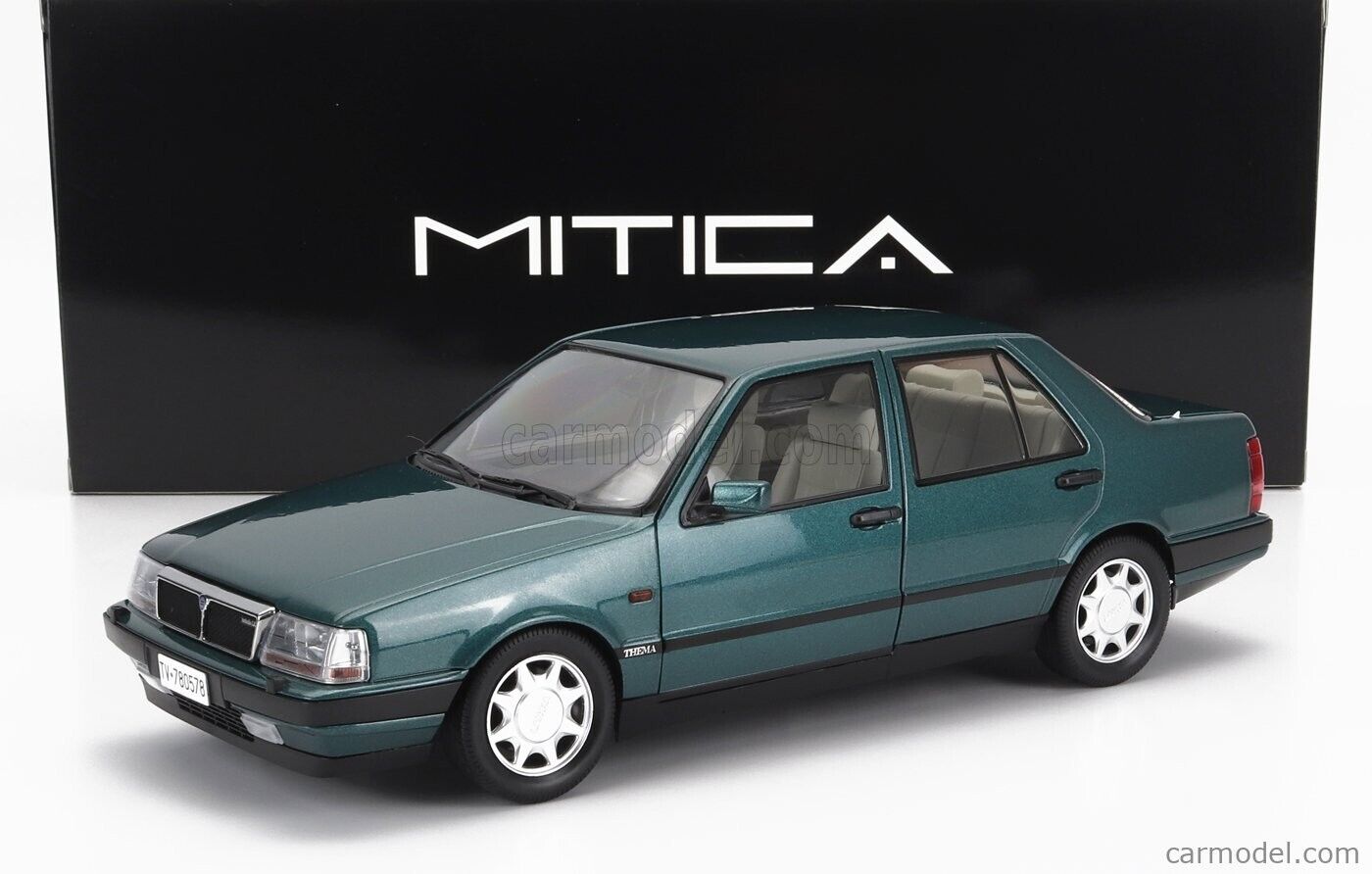Lancia Thema Turbo 16V LX 2S 1991 Green Verde Met Mitica 1:18 Nuovo 1/18