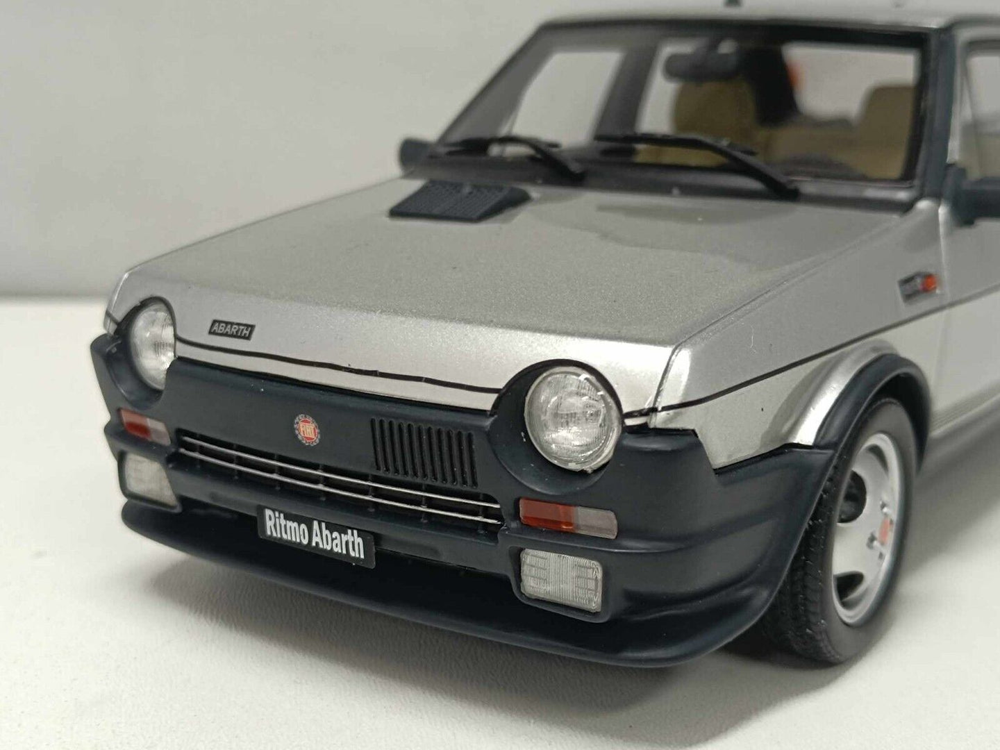 Fiat Ritmo 125 TC Abarth 1982 Silver Grigio - Laudoracing 1:18 Usato + Box Rare