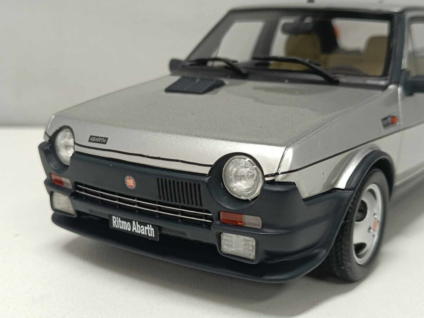 Fiat Ritmo 125 TC Abarth 1982 Silver Grigio - Laudoracing 1:18 Usato + Box Rare