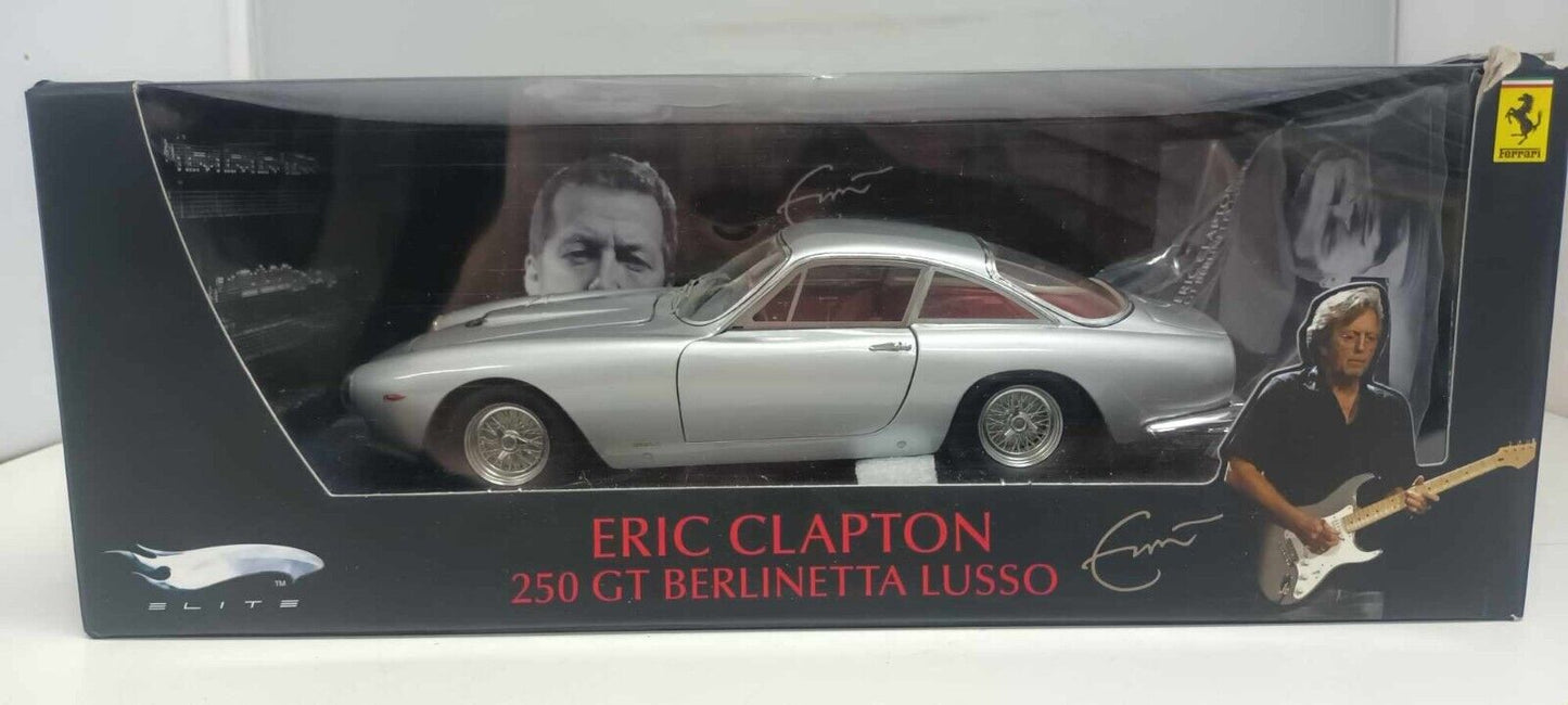 Ferrari 250 GT Berlinetta Lusso Eric Clepton Hot Wheels Elite 1:18 Usato + Box