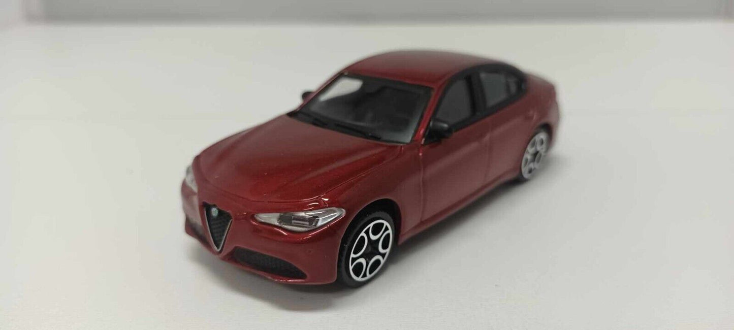 Alfa Romeo Giulia Burago Street Fire 1:43 Rosso Usato + Box GM Shop