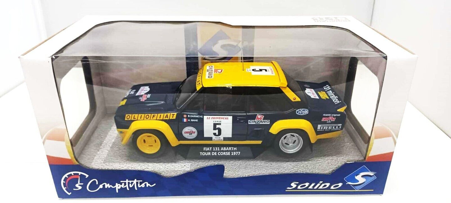 Fiat 131 Abarth TDC 77 Darniche #5 Olio Fiat Solido 1:18 Nuovo 1/18